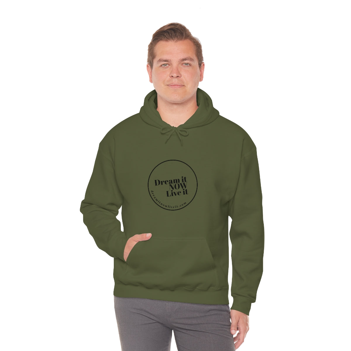 Dream it NOW Live it Unisex Heavy Blend™ Hooded Sweatshirt