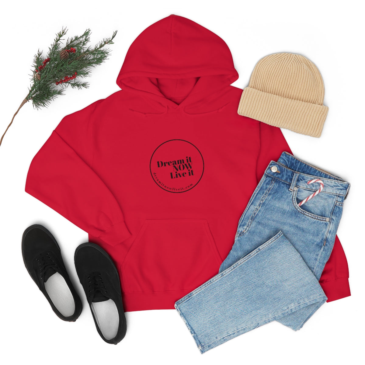Dream it NOW Live it Unisex Heavy Blend™ Hooded Sweatshirt