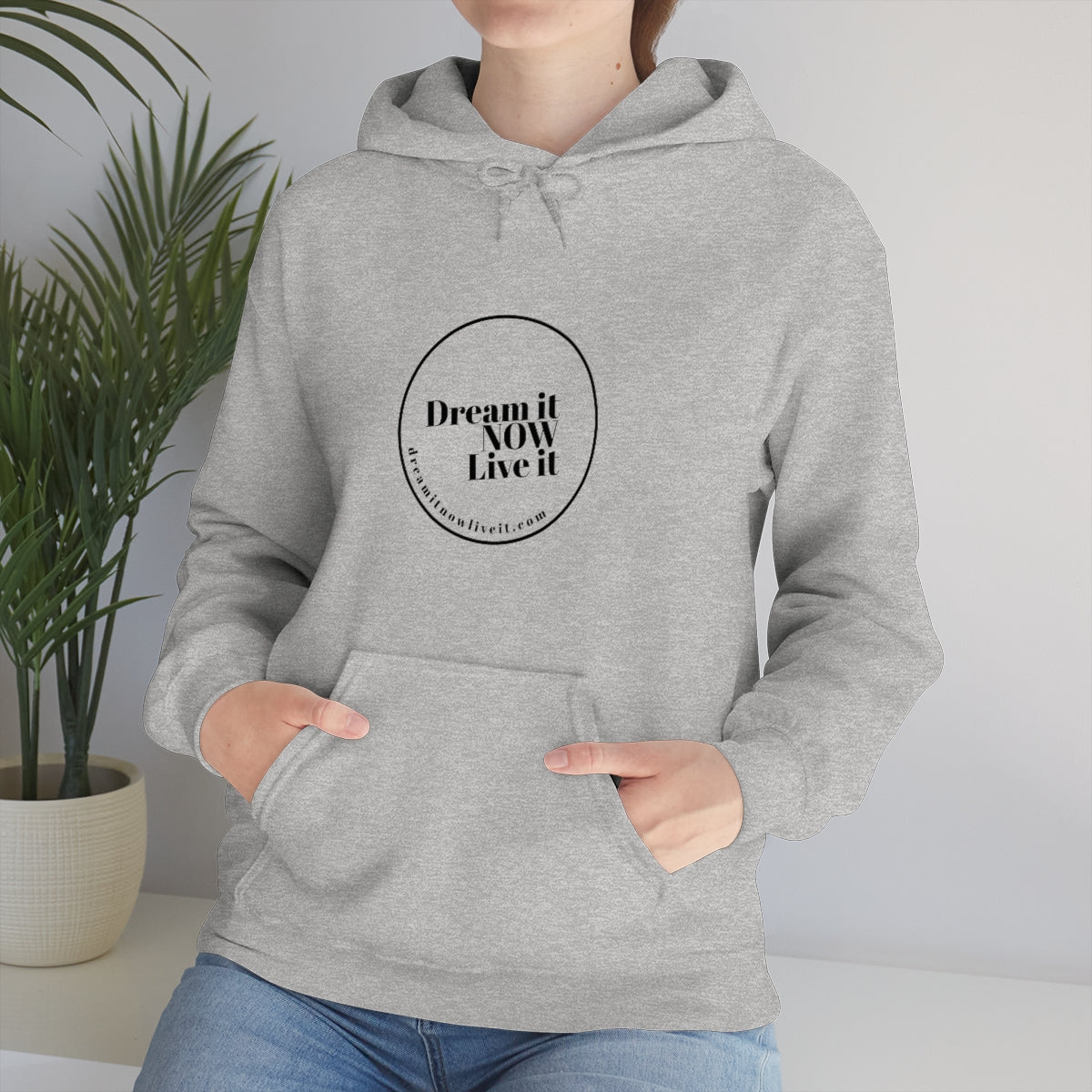 Dream it NOW Live it Unisex Heavy Blend™ Hooded Sweatshirt