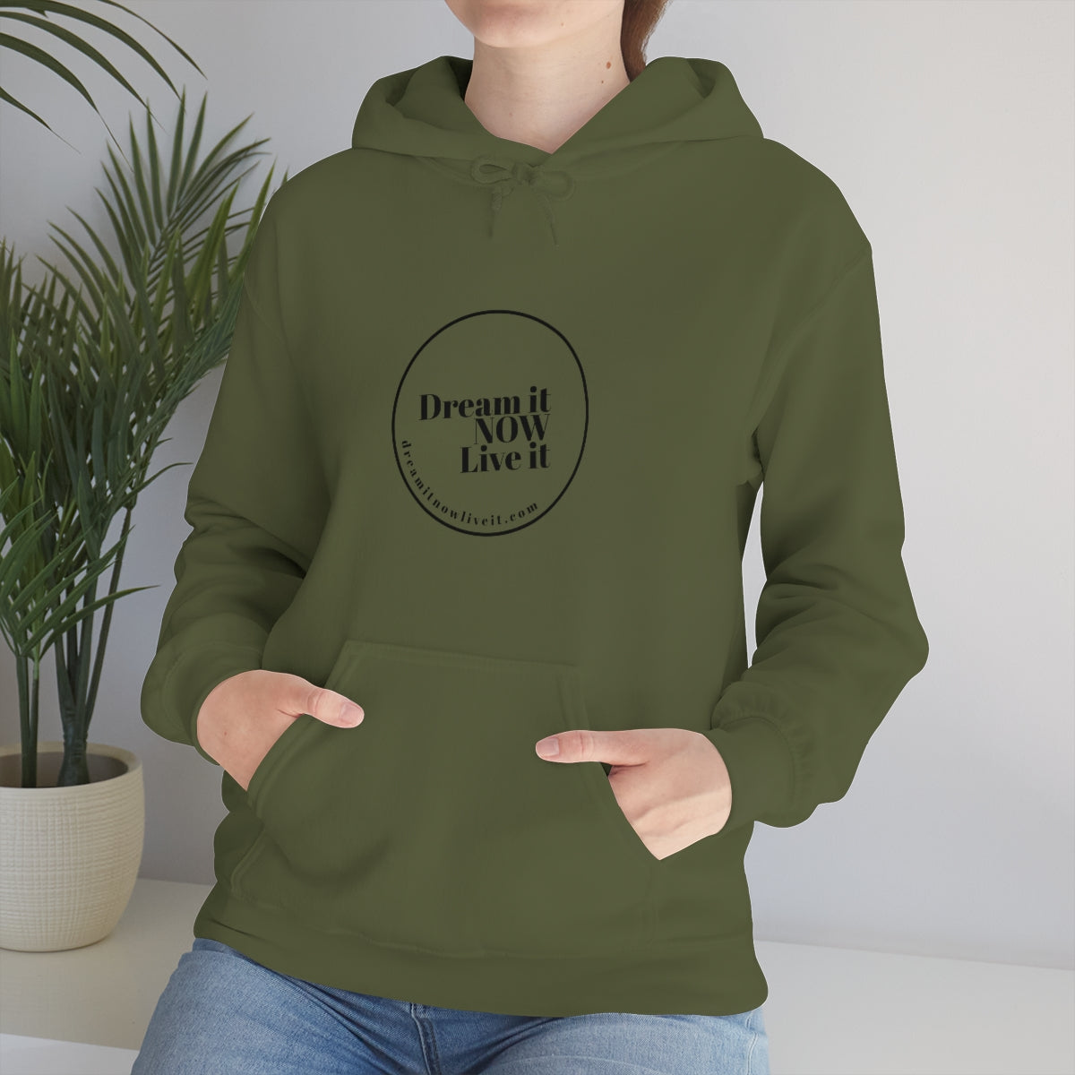 Dream it NOW Live it Unisex Heavy Blend™ Hooded Sweatshirt