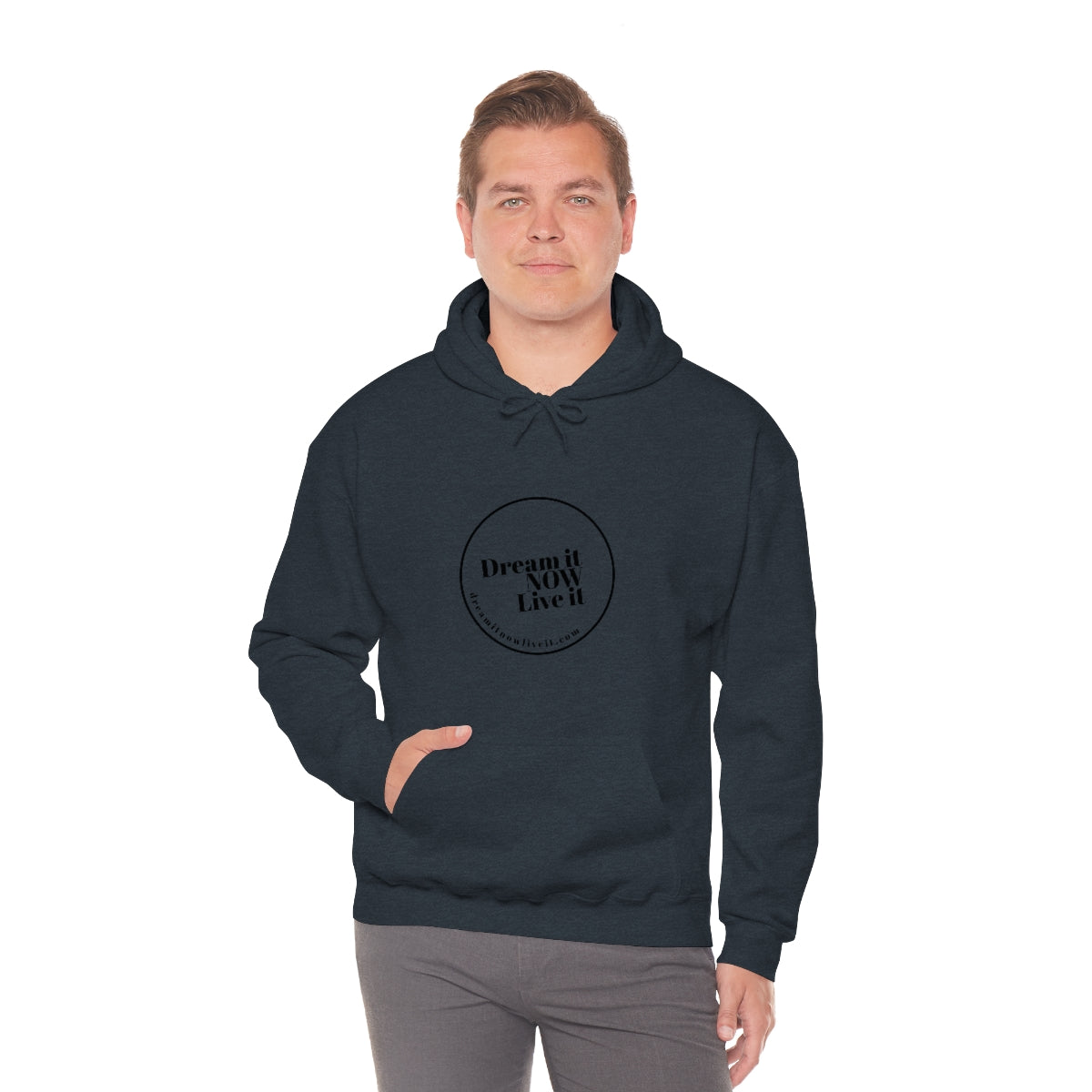 Dream it NOW Live it Unisex Heavy Blend™ Hooded Sweatshirt