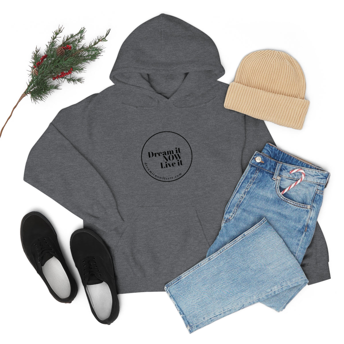 Dream it NOW Live it Unisex Heavy Blend™ Hooded Sweatshirt
