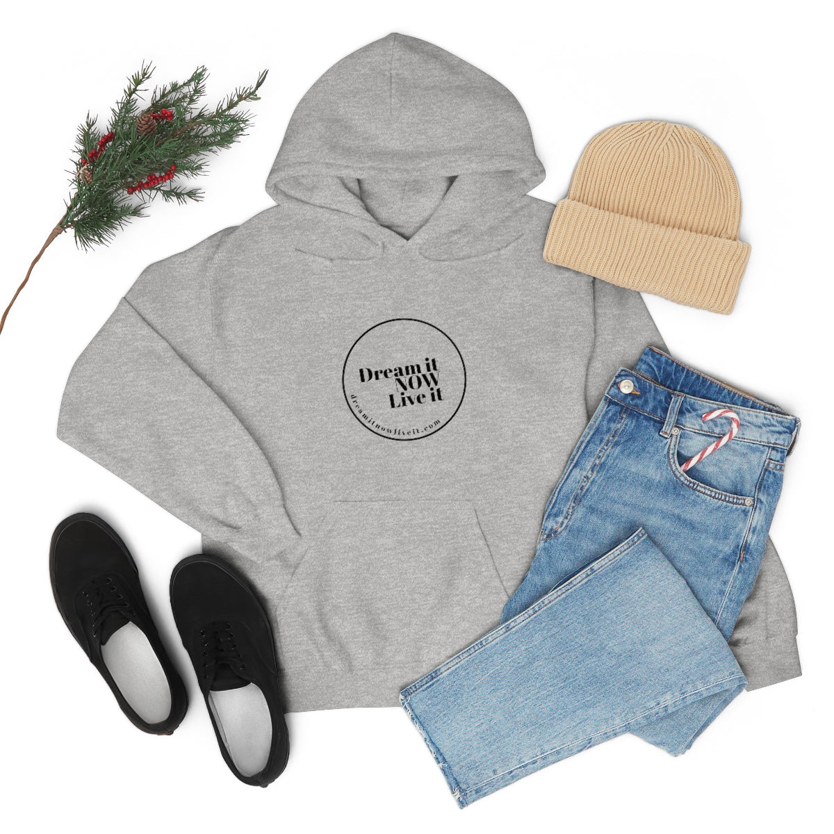 Dream it NOW Live it Unisex Heavy Blend™ Hooded Sweatshirt