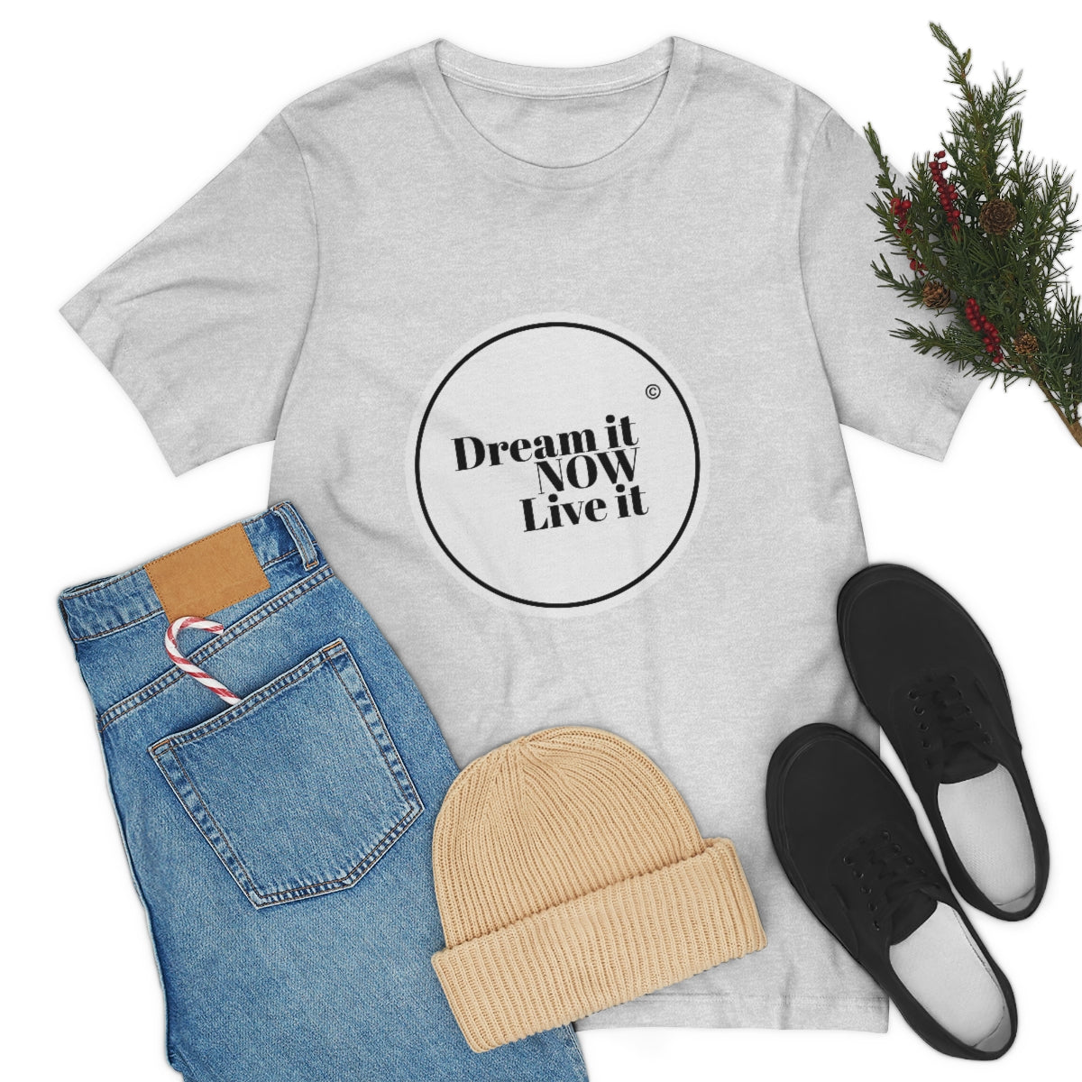 Dream it NOW Live it Unisex Jersey Short Sleeve Tee