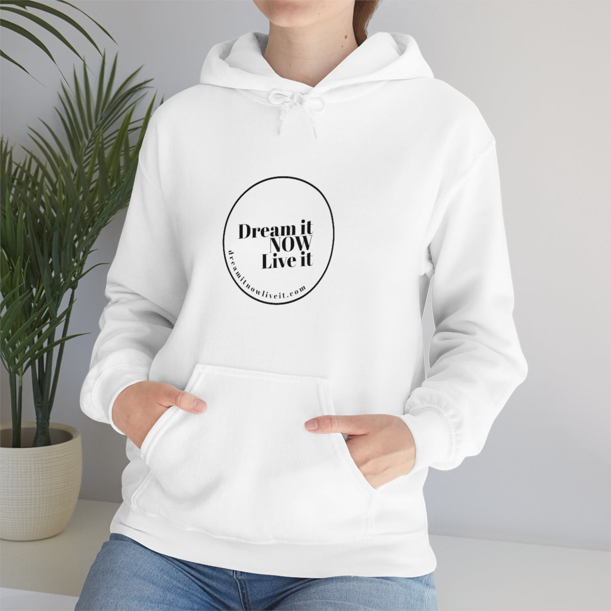 Dream it NOW Live it Unisex Heavy Blend™ Hooded Sweatshirt