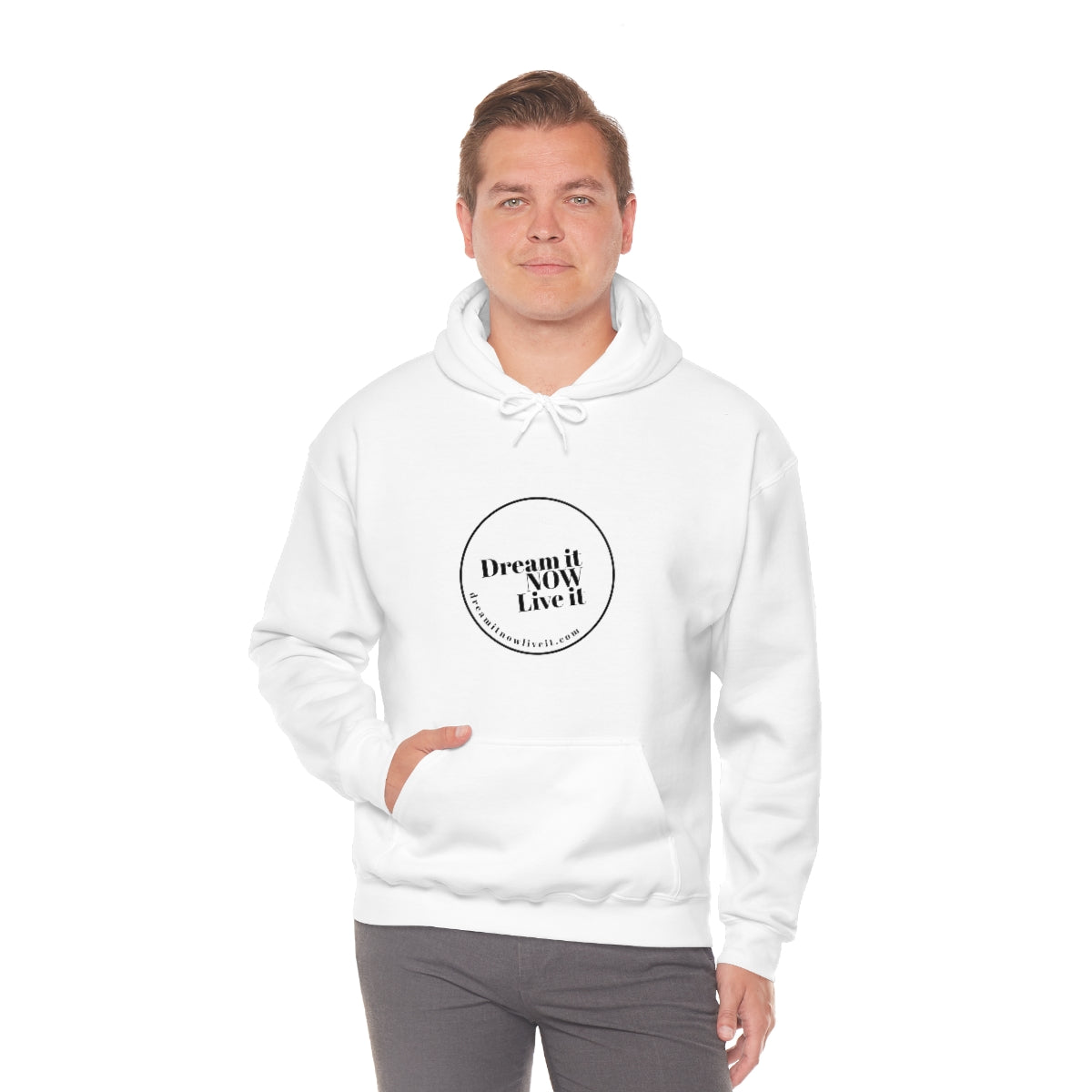 Dream it NOW Live it Unisex Heavy Blend™ Hooded Sweatshirt
