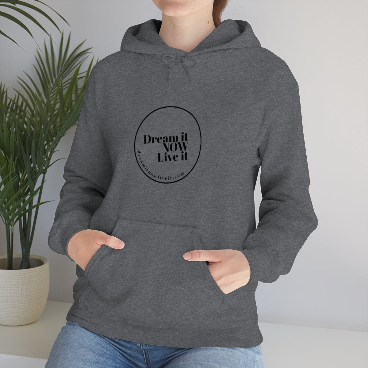 Dream it NOW Live it Unisex Heavy Blend™ Hooded Sweatshirt