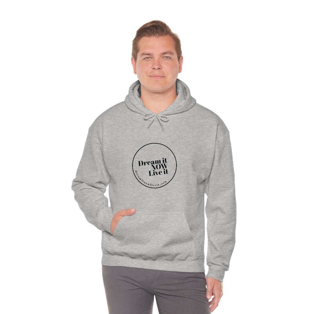 Dream it NOW Live it Unisex Heavy Blend™ Hooded Sweatshirt