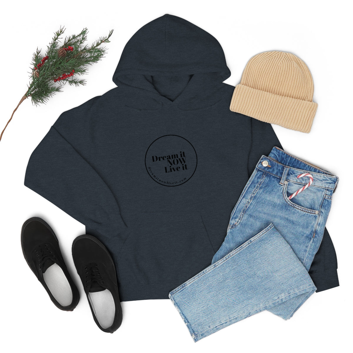 Dream it NOW Live it Unisex Heavy Blend™ Hooded Sweatshirt