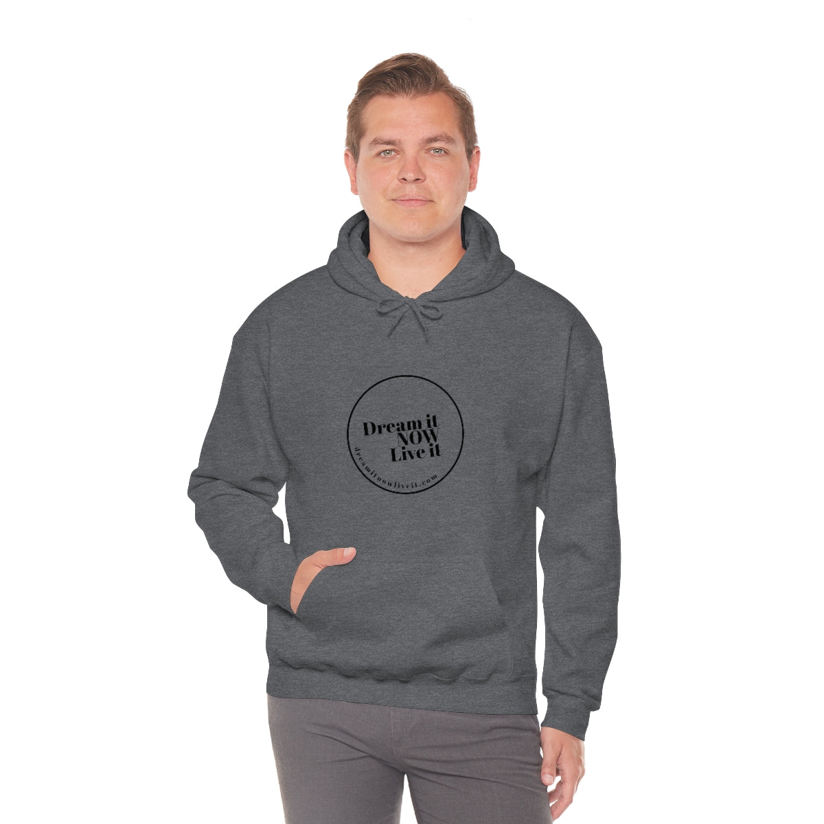 Dream it NOW Live it Unisex Heavy Blend™ Hooded Sweatshirt