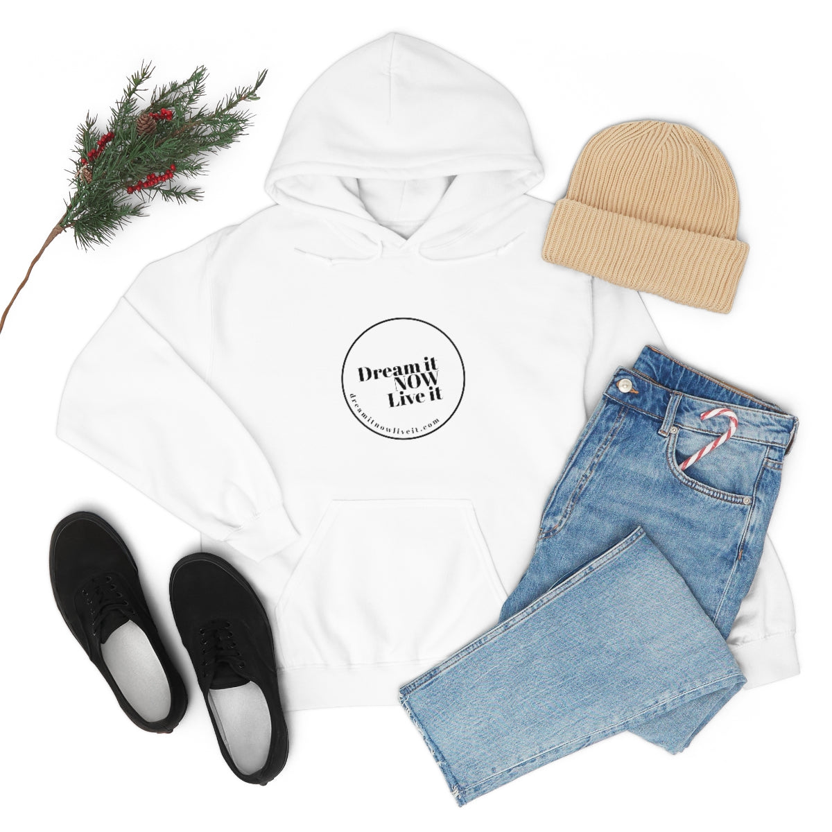 Dream it NOW Live it Unisex Heavy Blend™ Hooded Sweatshirt