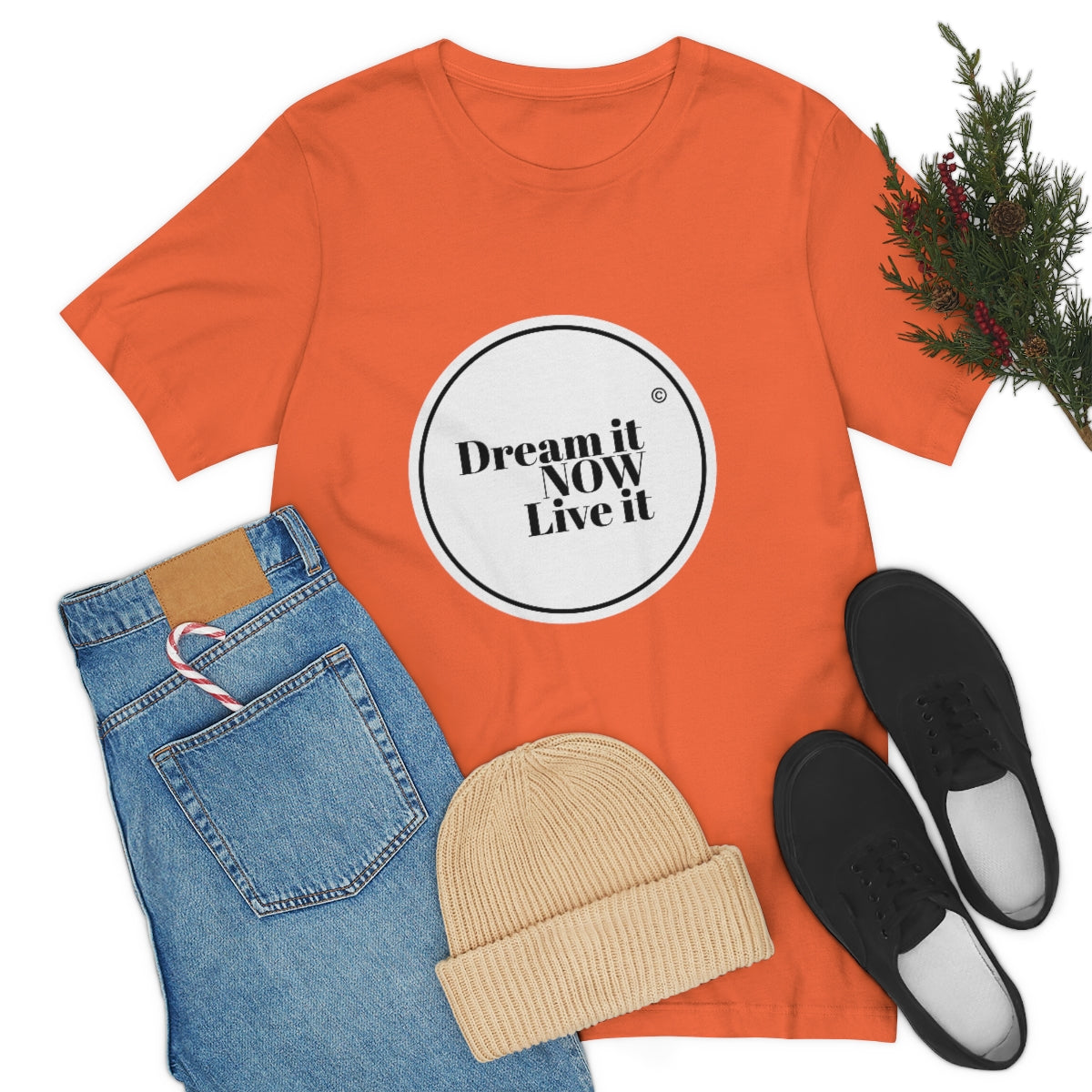 Dream it NOW Live it Unisex Jersey Short Sleeve Tee