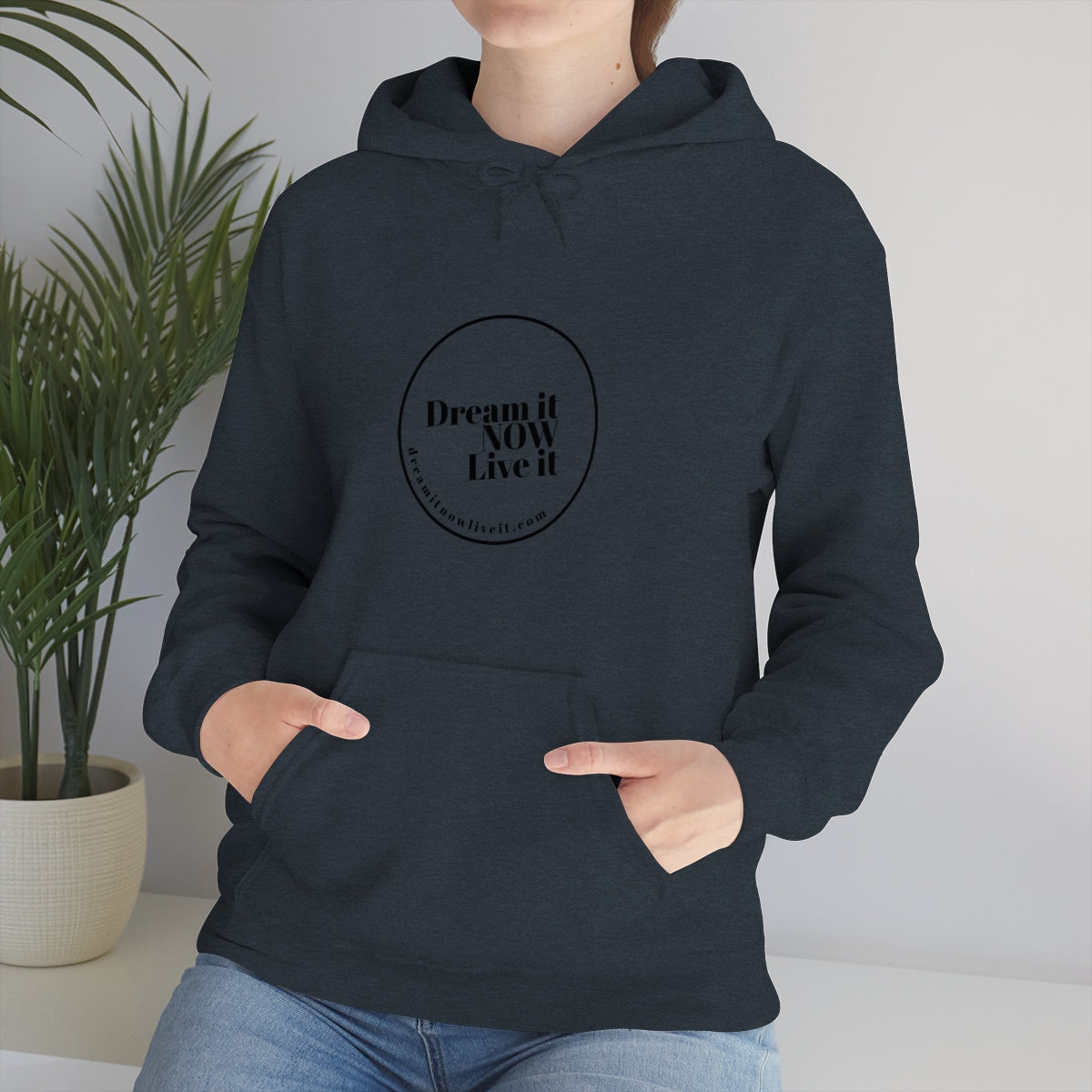 Dream it NOW Live it Unisex Heavy Blend™ Hooded Sweatshirt
