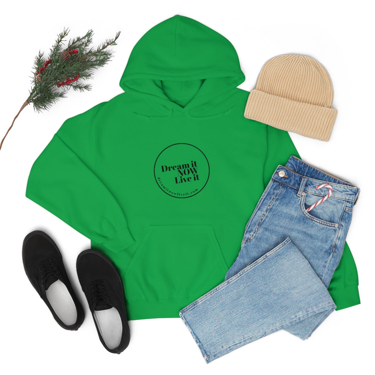 Dream it NOW Live it Unisex Heavy Blend™ Hooded Sweatshirt