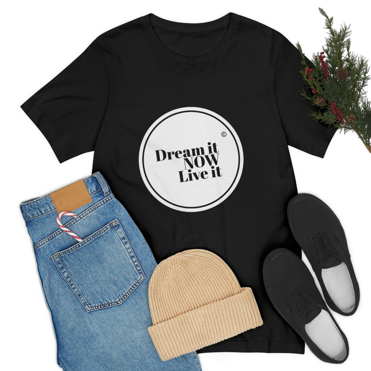 Dream it NOW Live it Unisex Jersey Short Sleeve Tee