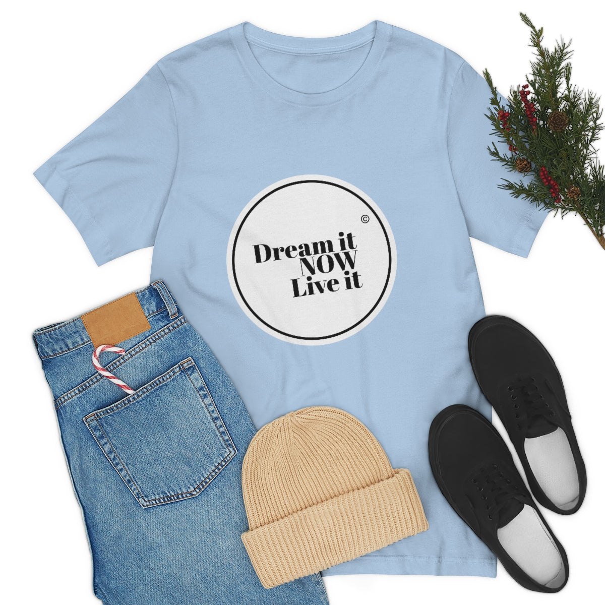 Dream it NOW Live it Unisex Jersey Short Sleeve Tee