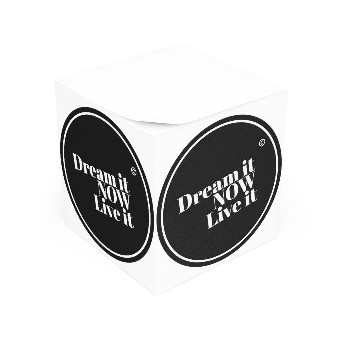 Dream it NOW Live it Note Cube